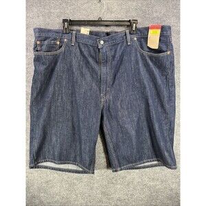 Levi's Shorts 469 Loose 50  Blue Denim Mens Sits Below Waist NEW